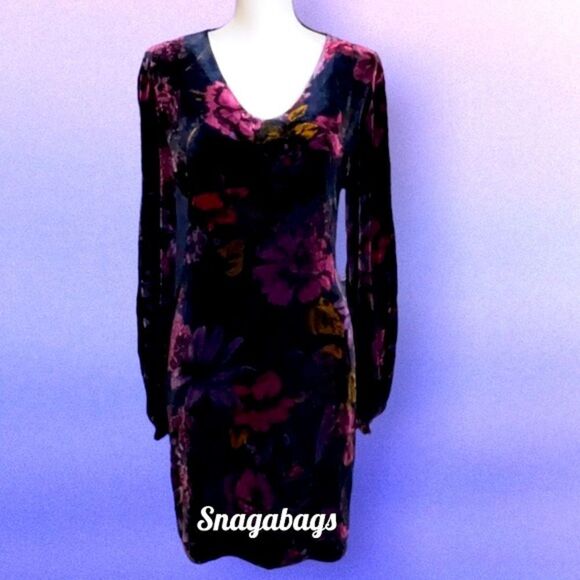 TRINA TURK NWT ECLAIR FLORAL PRINT VELOUR SILK DRESS MEDIUM - Picture 9 of 11